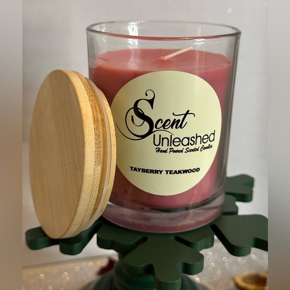 TAYBERRY TEAKWOOD, SCENT UNLEASHED LLC LUXURY HAND POURED SCENTED - Picture 4 of 4